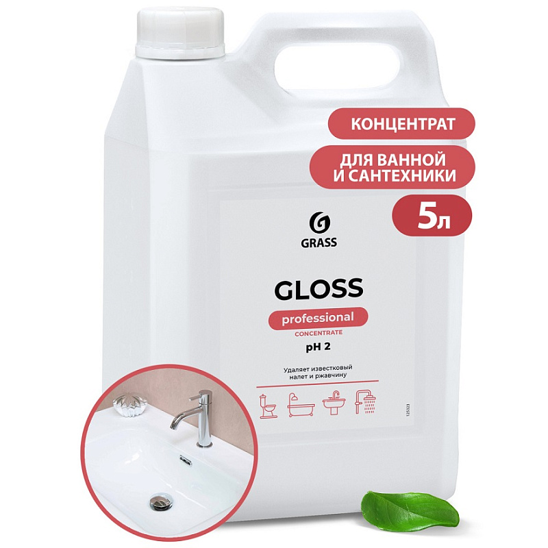 Концентрированное чистящее средство Grass «Gloss Concentrate», 5 л