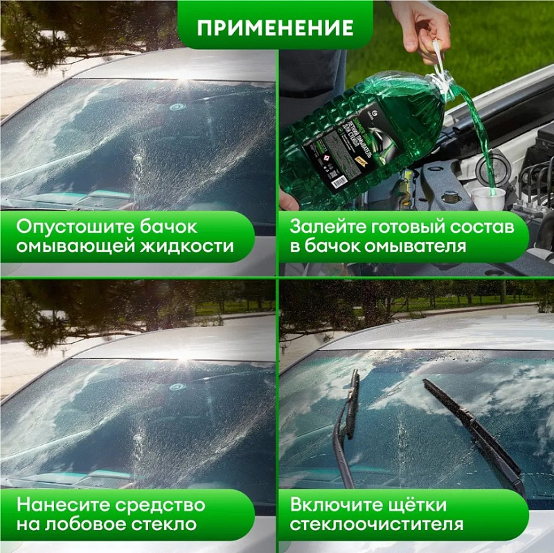 Стеклоомывающая жидкость "Summer Shine" (канистра 5 кг)