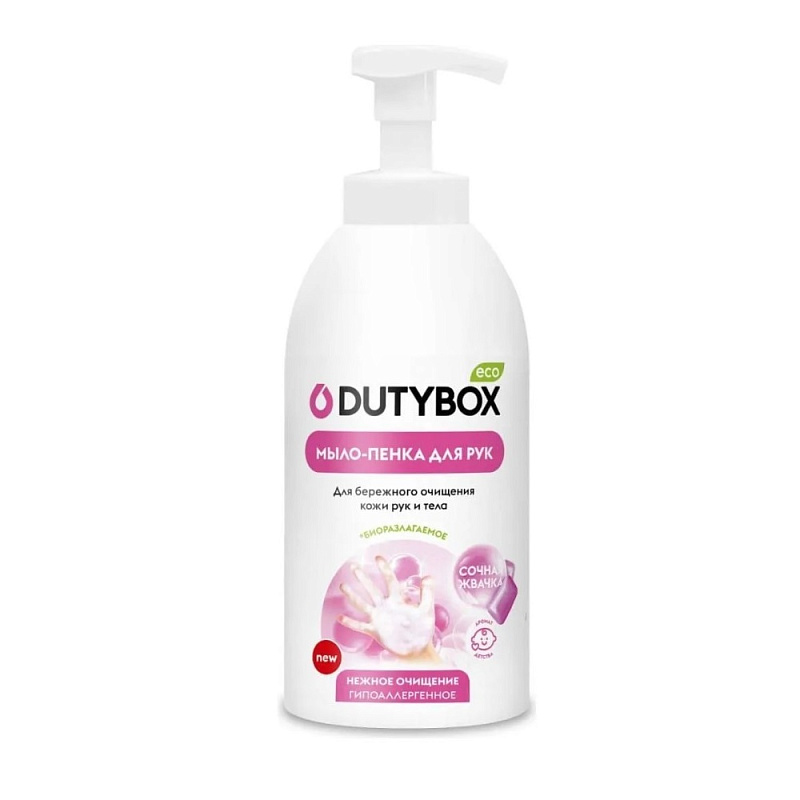 DutyBox HANDS Эко-пенка для рук bubble gum, 500 мл