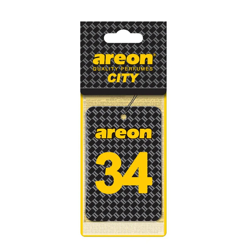 Ароматизатор подвесной сухой Areon "CITY" Регион 34 Summer Dream (Летняя Мечта) 