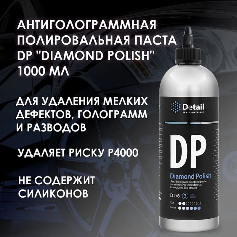 Антиголограммная полировальная паста DP "Diamond Polish" 1000 мл