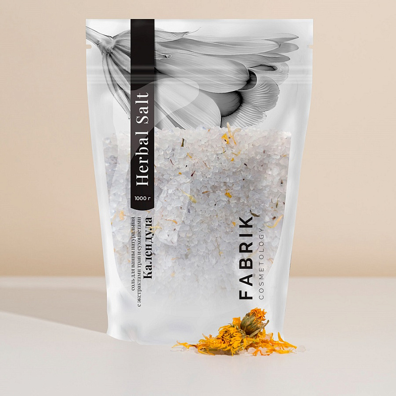 Соль для ванны "Календула Herbal Salt", 1 кг