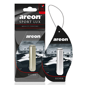 Ароматизатор Areon Sport Lux Liquid «Silver» гелевый с капсулой, 5мл Ароматизатор Areon Sport Lux Liquid «Silver» гелевый с капсулой, 5мл