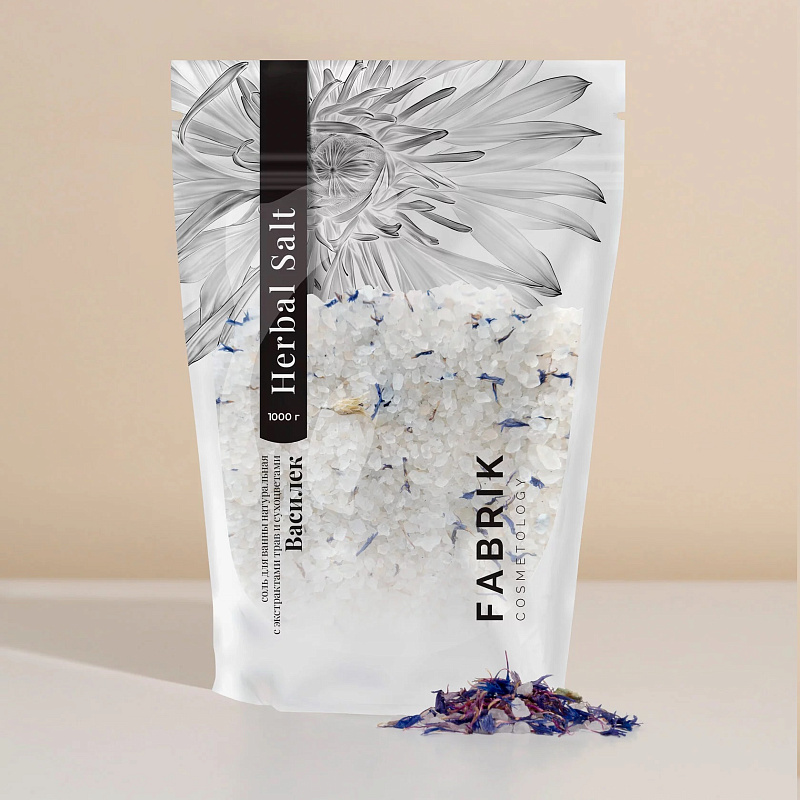 Соль для ванны "Василек Herbal Salt", 1 кг