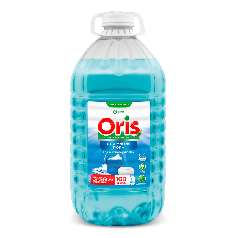 Средство для пола с полирующим эффектом ORIS, 5 л