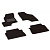 Комплект ворсовых ковриков LUX на резиновой основе HYUNDAI SANTA FEII 2010-2012 черные