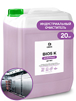 Высококонцентрированное щелочное средство Grass «Bios K»,  22,5кг