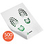 Автоковрик бумажный 50*40,5см, 500 шт/уп