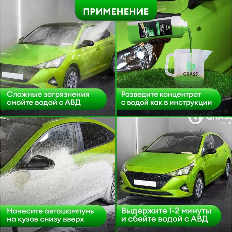 Активная пена Grass «Active Foam Power» для грузовиков, 1 л