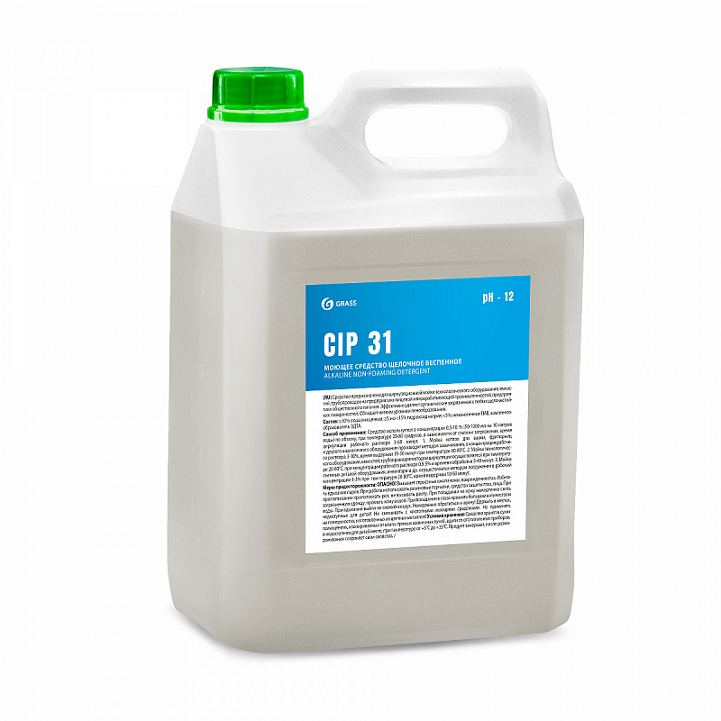 Щелочное беспенное моющее средство Grass «CIP 31», 5 л