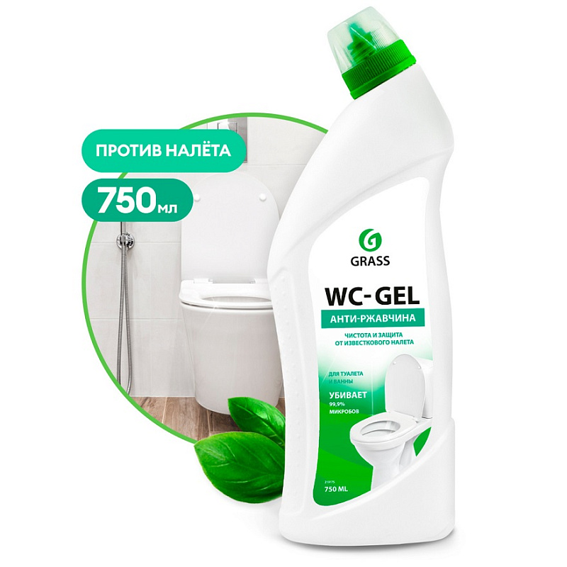 Grass «WC-Gel» средство для чистки сантехники, 0,75л