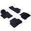 Комплект ворсовых ковриков LUX на резиновой основе VOLKSWAGEN PASSAT B6 2005-2010  черные