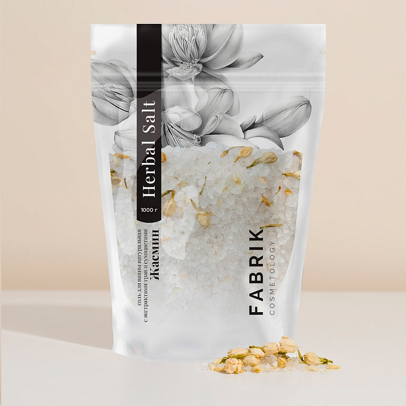 Соль для ванны "Жасмин Herbal Salt", 1 кг
