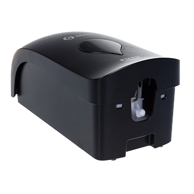 Пластиковый диспенсер ручной для жидкого мыла черный