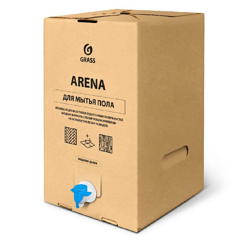 Средство с полирующим эффектом для пола "Arena Водяная лилия" (bag-in-box 20,1 кг)