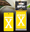 Ароматизатор воздуха картонный Areon X VERSION Limited желтый Vanilla (Ваниль)