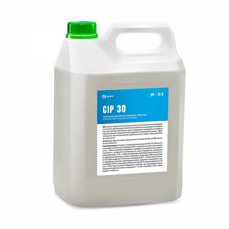 Высокощелочное беспенное моющее средство CIP 30, 5 л