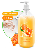 Grass Milana «Молоко и мед» жидкое крем-мыло, 1л