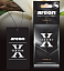 Ароматизатор воздуха картонный черный Areon X VERSION Vanilla (Ваниль)