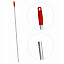 Ручка для держателя мопов, 130 см, d=22мм, алюминий, красный