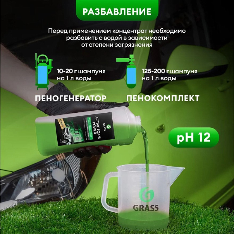 Активная пена Grass «Active Foam Power» для грузовиков, 1 л