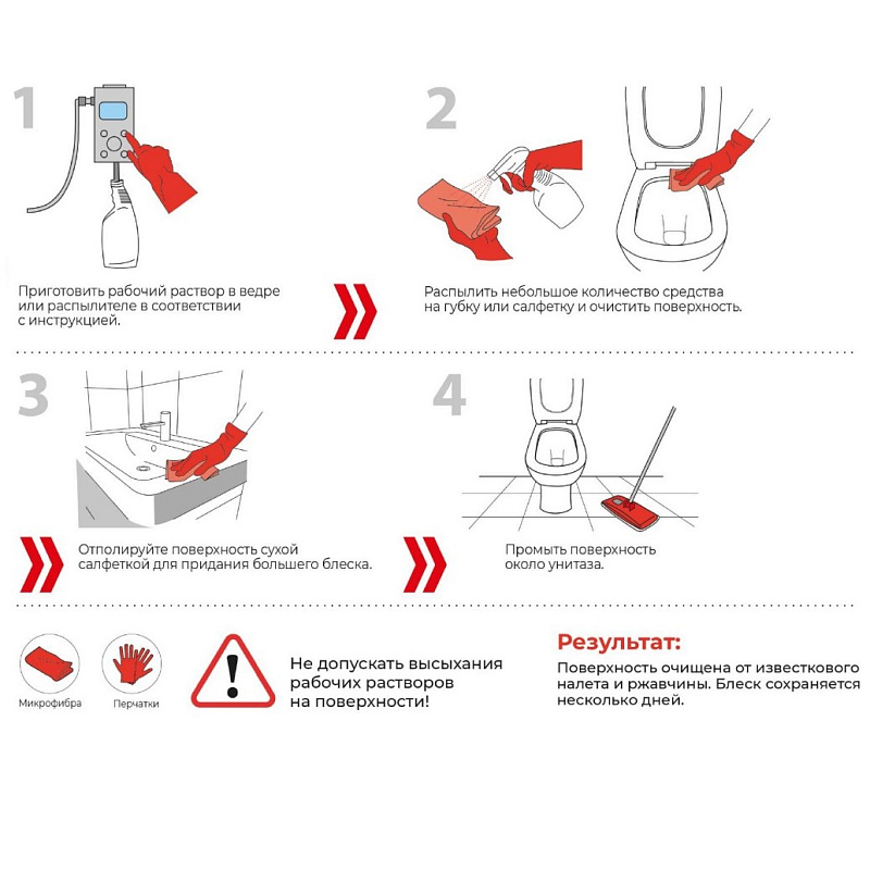 Средство для уборки и гигиены санитарных помещений Resto Pro RS-8, 5 л