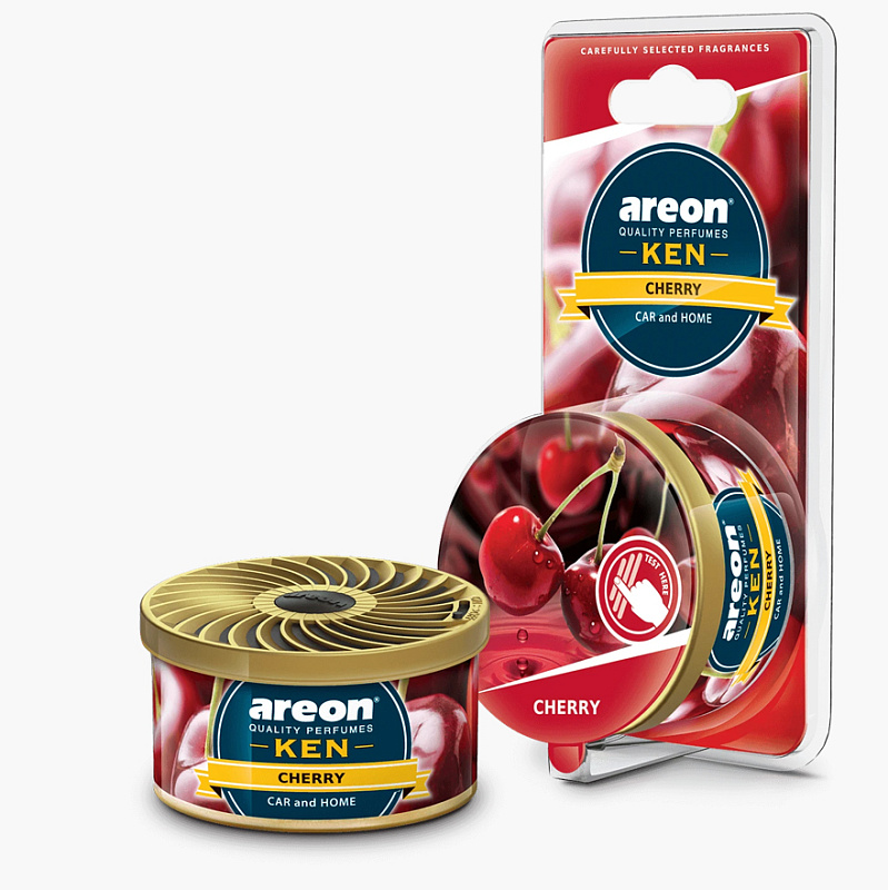 Ароматизатор банка жестяная Areon KEN Cherry (Вишня)