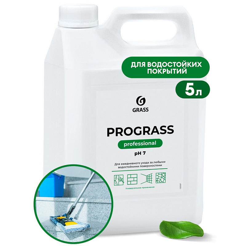 Универсальное низкопенное моющее средство Grass «Prograss», 5л