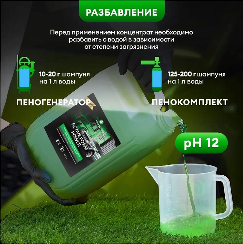Активная пена Grass «Active Foam Power» для грузовиков, 5 л