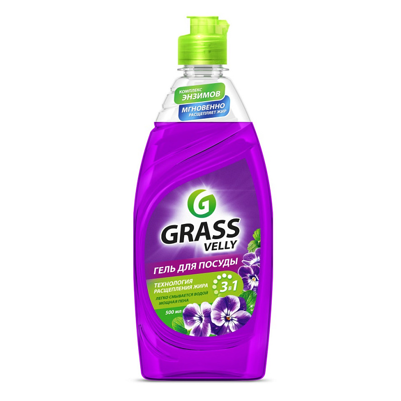 Средство для мытья посуды Grass «Velly» Бархатная фиалка, 500 мл