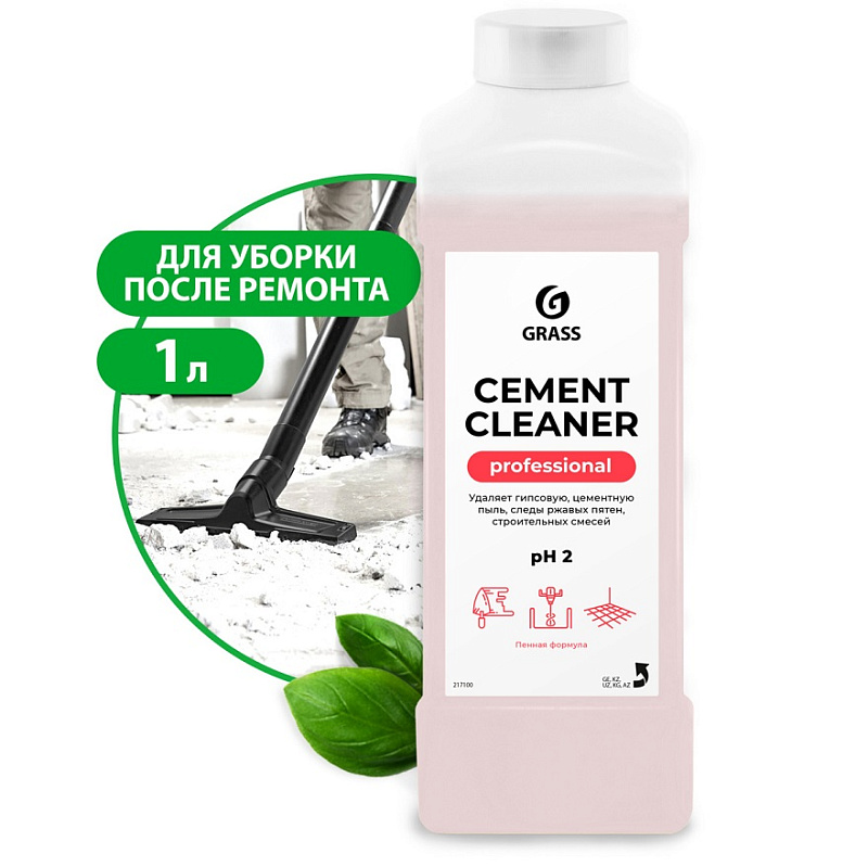 Кислотное моющее средство Grass «Cement Cleaner», 1л