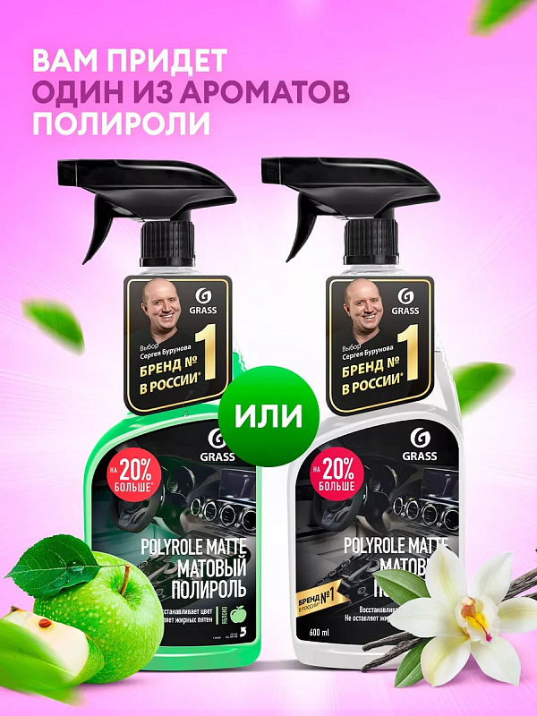 Подарочный набор автокосметики GRASS, 4 предмета