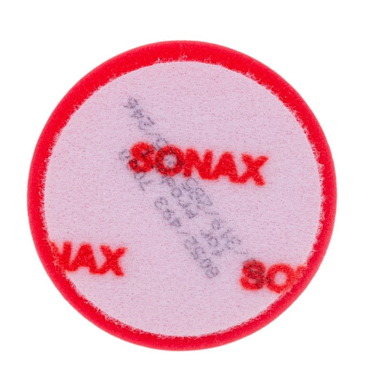 Полировочный круг красный 80 SONAX ProfiLine (твердый) комплект 6 штук