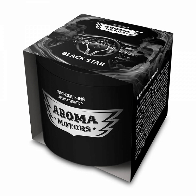 Ароматизатор гелевый «Aroma Motors» BLACK STAR 100 мл