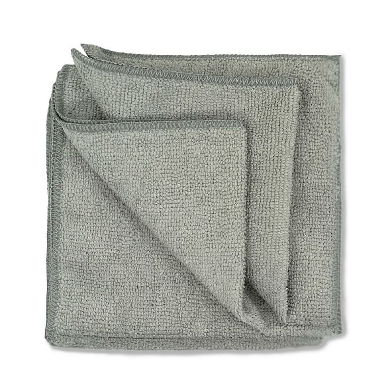 Салфетка микрофибра 220 г/м 30*30 Серая (10шт) УПАК