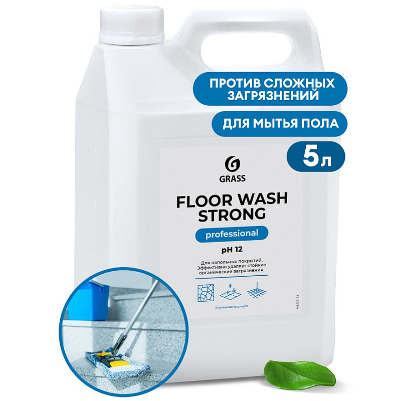 Средство для мытья полов Grass «Floor Wash Strong», 5л