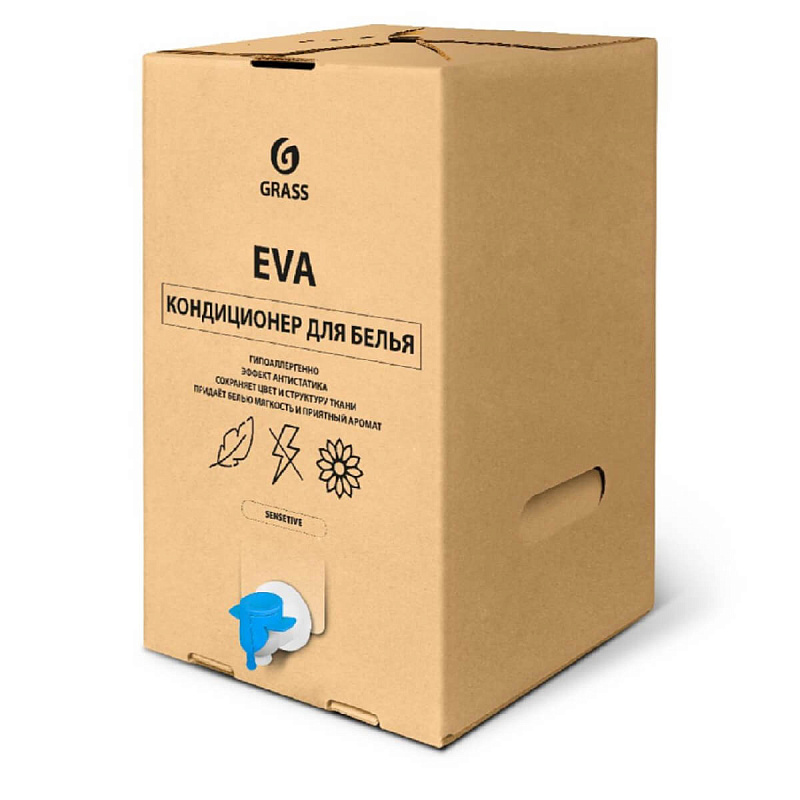 Кондиционер для белья "EVA" sensitive (bag-in-box 20,1 кг) Кондиционер для белья "EVA" sensitive (bag-in-box 20,1 кг)