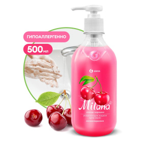 Жидкое крем-мыло Grass Milana «Спелая черешня», 500 мл Жидкое крем-мыло Grass Milana «Спелая черешня», 500 мл
