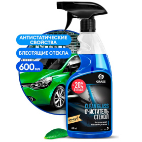 Средство для очистки стекол и зеркал Grass «Clean glass», 600 мл Средство для очистки стекол и зеркал Grass «Clean glass», 600 мл
