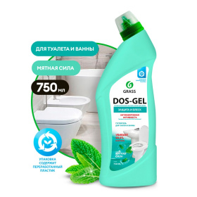 Универсальный чистящий гель "DOS GEL" Мятная сила (флакон 750 мл) Универсальный чистящий гель "DOS GEL" Мятная сила (флакон 750 мл)