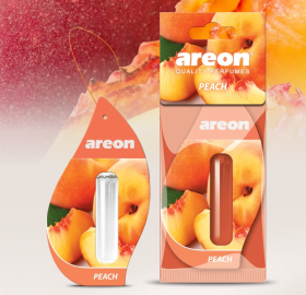 Ароматизатор подвесной с гелевой капсулой Areon LIQUID Peach (Персик) 5мл. Ароматизатор подвесной с гелевой капсулой Areon LIQUID Peach (Персик) 5мл.