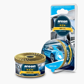 Ароматизатор банка жестяная Areon KEN New Car (Новая Машина) Ароматизатор банка жестяная Areon KEN New Car (Новая Машина)