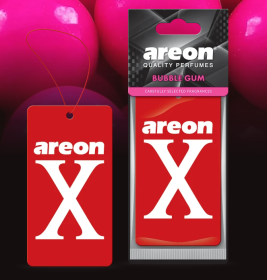 Ароматизатор воздуха картонный Areon X VERSION Limited красный Bubble Gum (Бабл Гам) Ароматизатор воздуха картонный Areon X VERSION Limited красный Bubble Gum (Бабл Гам)