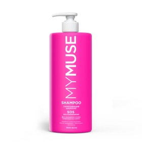 Укрепляющий шампунь SOS-восстановление MY MUSE, 1000 мл Укрепляющий шампунь SOS-восстановление MY MUSE, 1000 мл