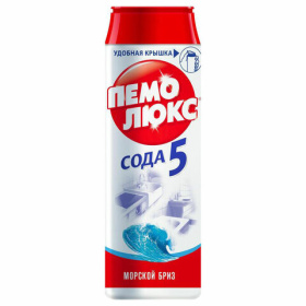 Чистящее средство 480 г, ПЕМОЛЮКС Сода-5 «Морской бриз», порошок Чистящее средство 480 г, ПЕМОЛЮКС Сода-5 «Морской бриз», порошок