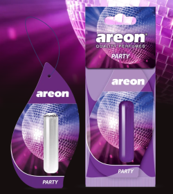 Ароматизатор подвесной с гелевой капсулой Areon LIQUID Party (Вечеринка) 5мл.  Ароматизатор подвесной с гелевой капсулой Areon LIQUID Party (Вечеринка) 5мл.