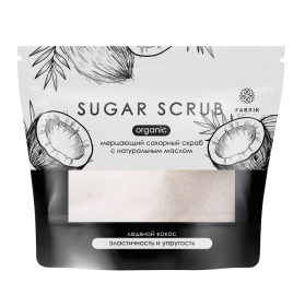 Скраб сахарный для тела с натуральным маслом "Ледяной кокос", 650 г Скраб сахарный для тела с натуральным маслом "Ледяной кокос", 650 г