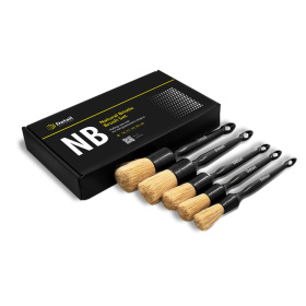 Detail Комплект пластиковых кистей с натуральным ворсом Detail Комплект пластиковых кистей с натуральным ворсом