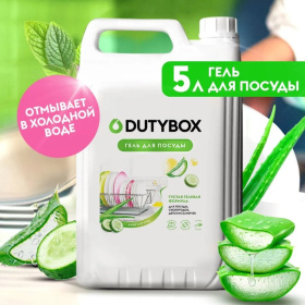 Эко-гель для посуды DutyBox KITCHEN "Алоэ и свежий огурец", 5 л Эко-гель для посуды DutyBox KITCHEN "Алоэ и свежий огурец", 5 л