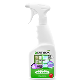 Эко-спрей для окон и зеркал DutyBox GLASS, 500 мл полный Эко-спрей для окон и зеркал DutyBox GLASS, 500 мл полный